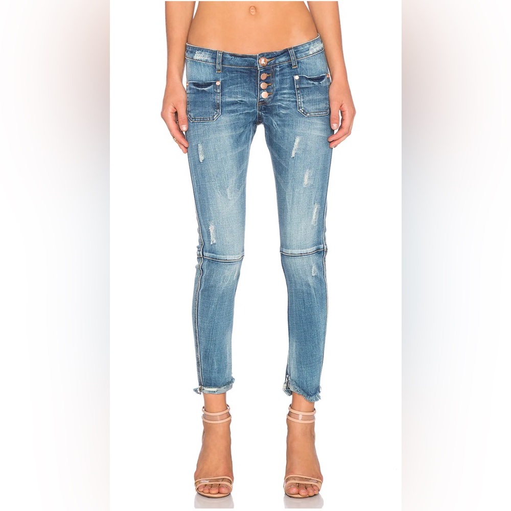 NWT One Teaspoon Pure Blue Super Dupers Denim Jeans SIZE 29